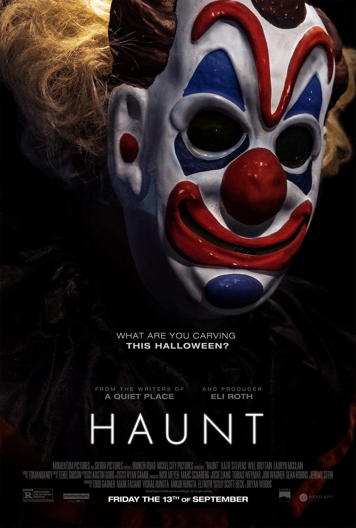 Magníficos pósters de 'Haunt', el título producido por Eli Roth para