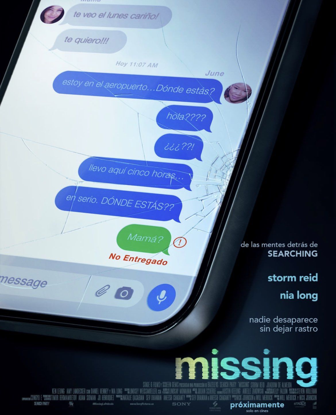 Reparto de Missing (2023) - Aullidos.COM