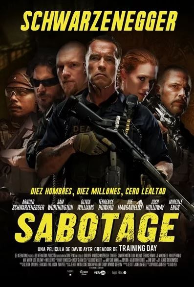 Póster Español Sabotage