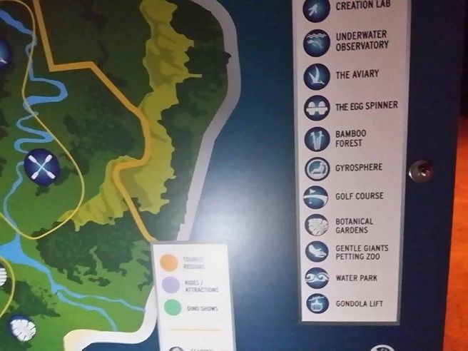 Mapa Isla Nublar