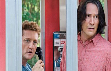 Keanu Reeves, Alex Winter y Samara Weaving en el tráiler oficial de "Bill y Ted 3"