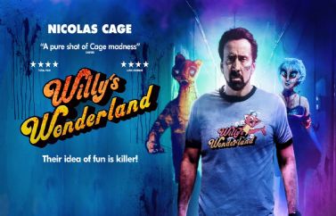 "Willy´s Wonderland", el título en que Nicolas Cage se enfrenta a unos animatrónicos, se estrena hoy en Movistar
