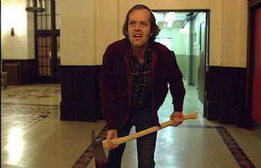 A la venta una de las hachas que Jack Nicholson usó en "El Resplandor"