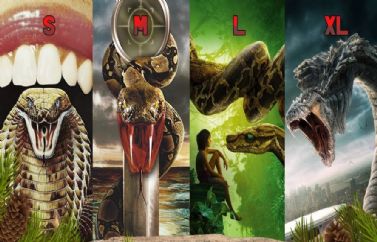Evolución de las Serpientes en el Cine: serpientes aterradoras en 60 películas ordenadas por tamaño
