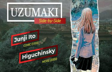 Uzumaki (Junji Ito): Comparación entre el cómic y la película