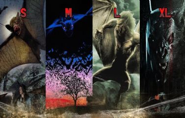 Evolución de los Murciélagos en el cine: 60 películas con ellos ordenados por tamaño