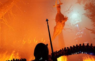 Análisis de "The Axis Unseen" para Playstation 5. Caza criaturas mitológicas a ritmo de heavy metal