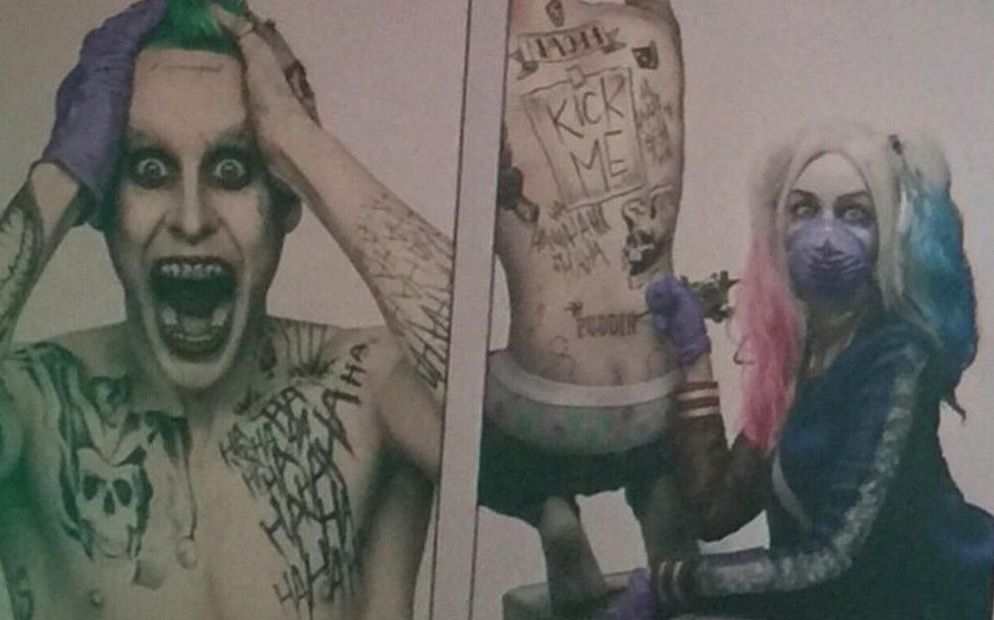 Los tatuajes traseros de Joker y una nueva imagen conceptual de Wonder Woman