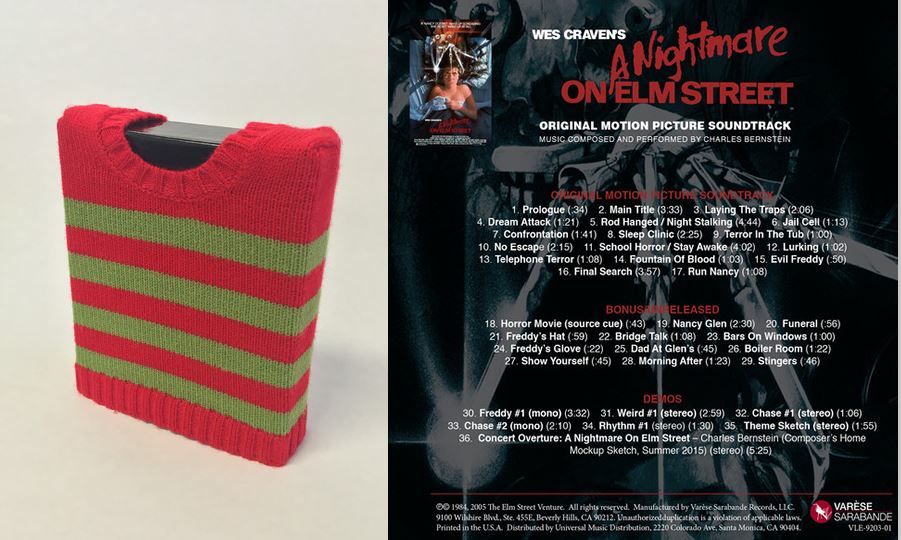 La BSO de la saga "Pesadilla en Elm Street" en una maravillosa edición