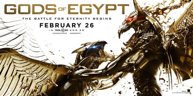 "Dioses de Egipto": Nuevo trailer, póster y fecha de estreno española