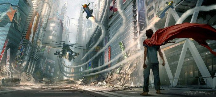 "Akira": Un concept art de la película con Chris Evans y Joseph Gordon Levitt ve la luz