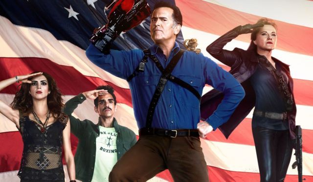 "Ash vs Evil Dead" muestra su patriótico póster de la 2ª Temporada