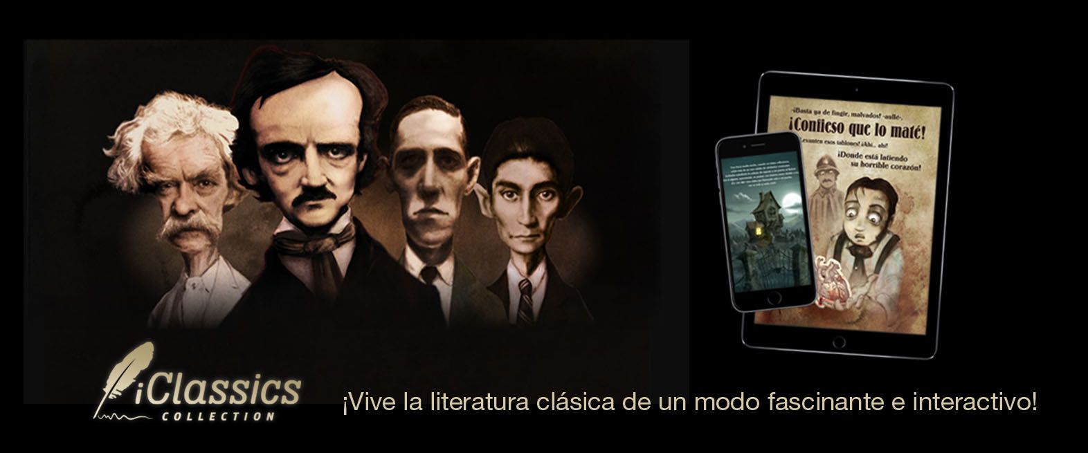 Con ICLASSICS llega la Literatura 3.0 con Poe o Lovecraft entre otros