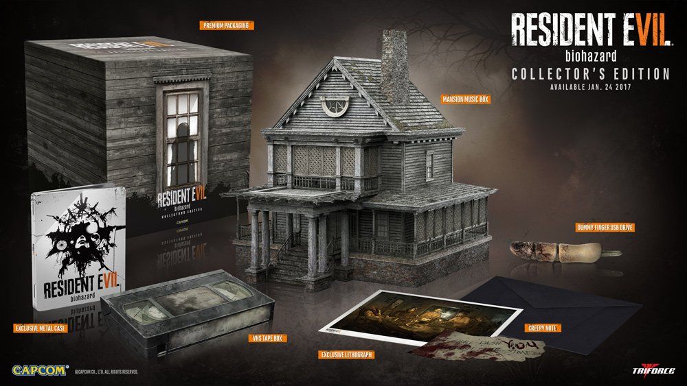 "Resident Evil 7": La edición coleccionista traerá hasta una casa encantada