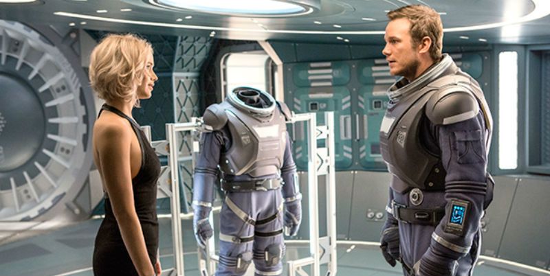 "Passengers": Nuevo tráiler oficial del título scifi con Chris Pratt y Jennifer Lawrence