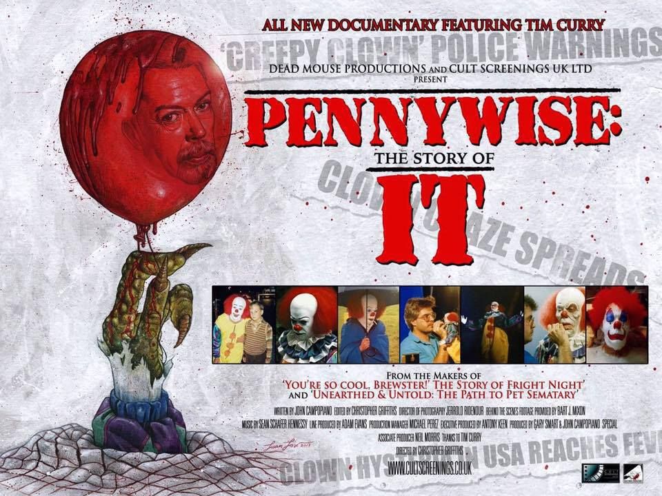 "IT": Tim Curry volverá a ser Pennywise en un documental sobre la miniserie