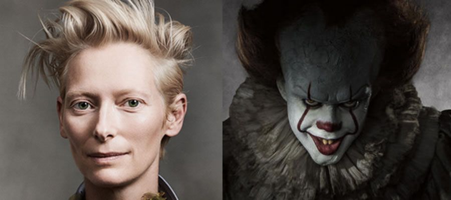 "IT": Tilda Swinton pudo haber sido Pennywise en la nueva versión