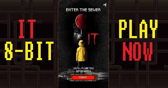 "IT": ¿Te apetece jugar a un videojuego 8-Bit de la película?