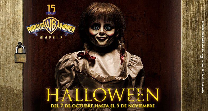Annabelle, Freddy Krueger y Jason Voorhees visitarán el Parque Warner en octubre