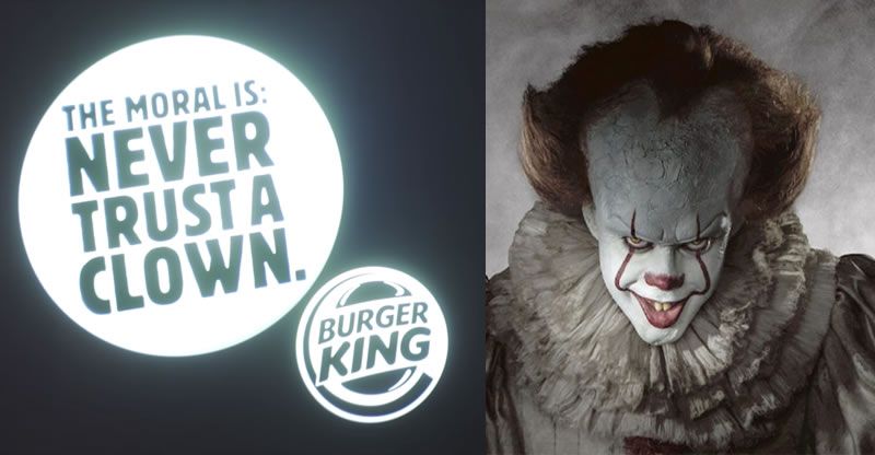 "IT": Burger King usa la película en Alemania para meterse con McDonalds