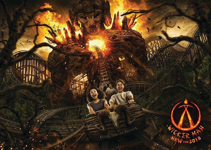 "The Wicker Man" ya tiene su propia montaña rusa en Reino Unido
