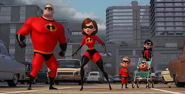 "Los Increíbles 2" arrasa consiguiendo 180 millones en su estreno americano