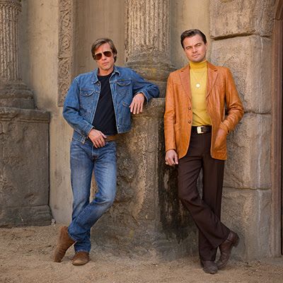 Brad Pitt y Leonardo DiCaprio en la primera imagen de lo nuevo de Tarantino
