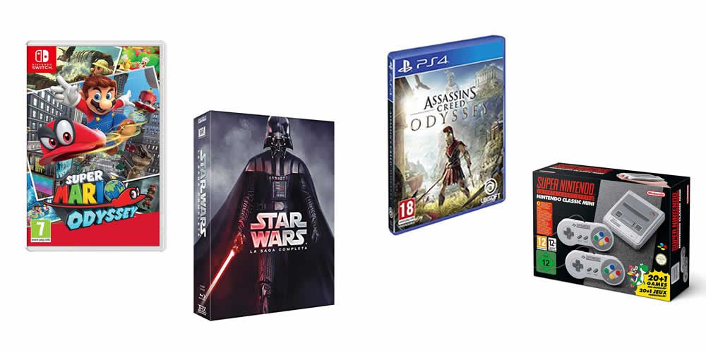 Hoy lunes grandes descuentos en videojuegos, películas y tecnología