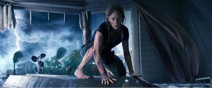 "Infierno Bajo el Agua": Póster español del título dirigido por Alexandre Aja