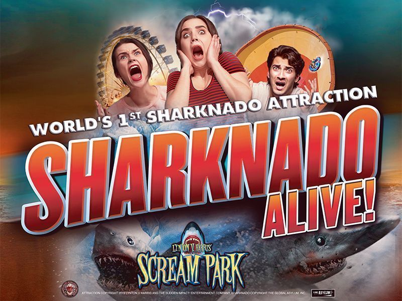 "Sharknado" ya tiene su propia atracción en un parque temático en Malasia