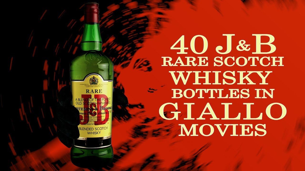 VÍDEO: 40 películas Giallo con planos de una botella Whisky J&B