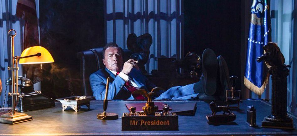 Arnold Schwarzenegger se deja ver como el Presidente de USA en "Kung Fury"