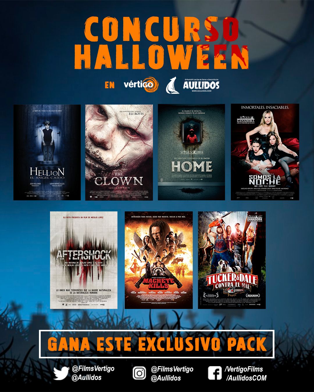 Sorteamos packs de películas de terror para celebrar Halloween