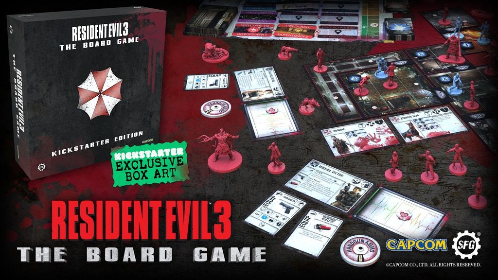 "Resident Evil 3": El juego de mesa se financia en apenas unas horas