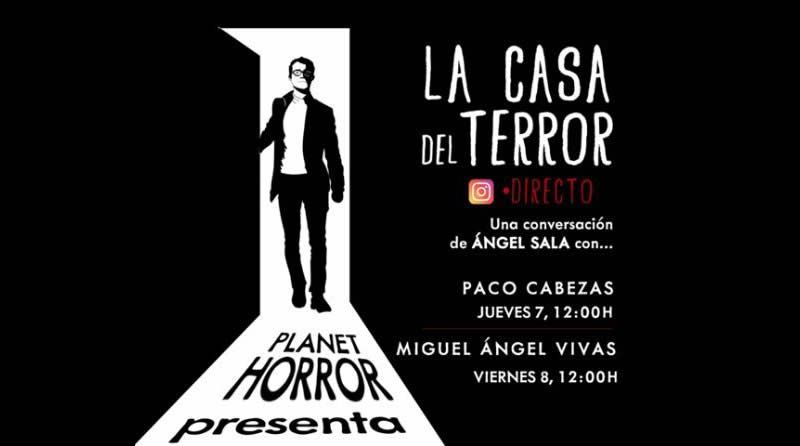 Paco Cabezas y Miguel Ángel Vivas serán los próximos invitados a La Casa del Terror