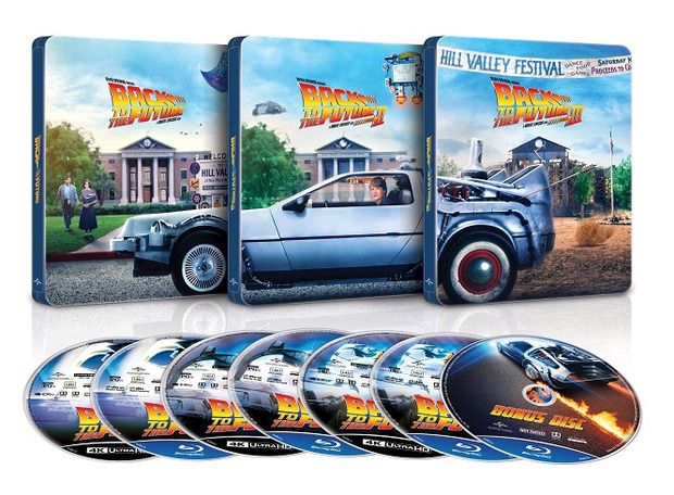 "Regreso al Futuro": Abiertas reservas de la edición steelbook 4K de la saga por su 35º Aniversario