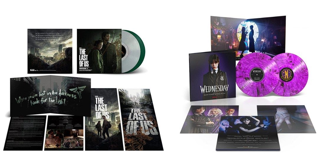"Miércoles" y "The Last of Us": Así son las ediciones limitadas de sus Bandas Sonoras