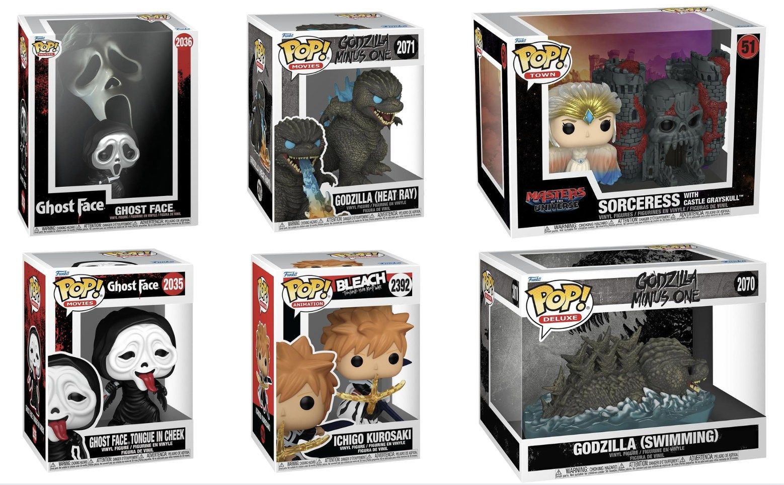 Los Funko Pop! de Scream, Godzilla Minus One, Scary Movie o He-Man ya en reserva