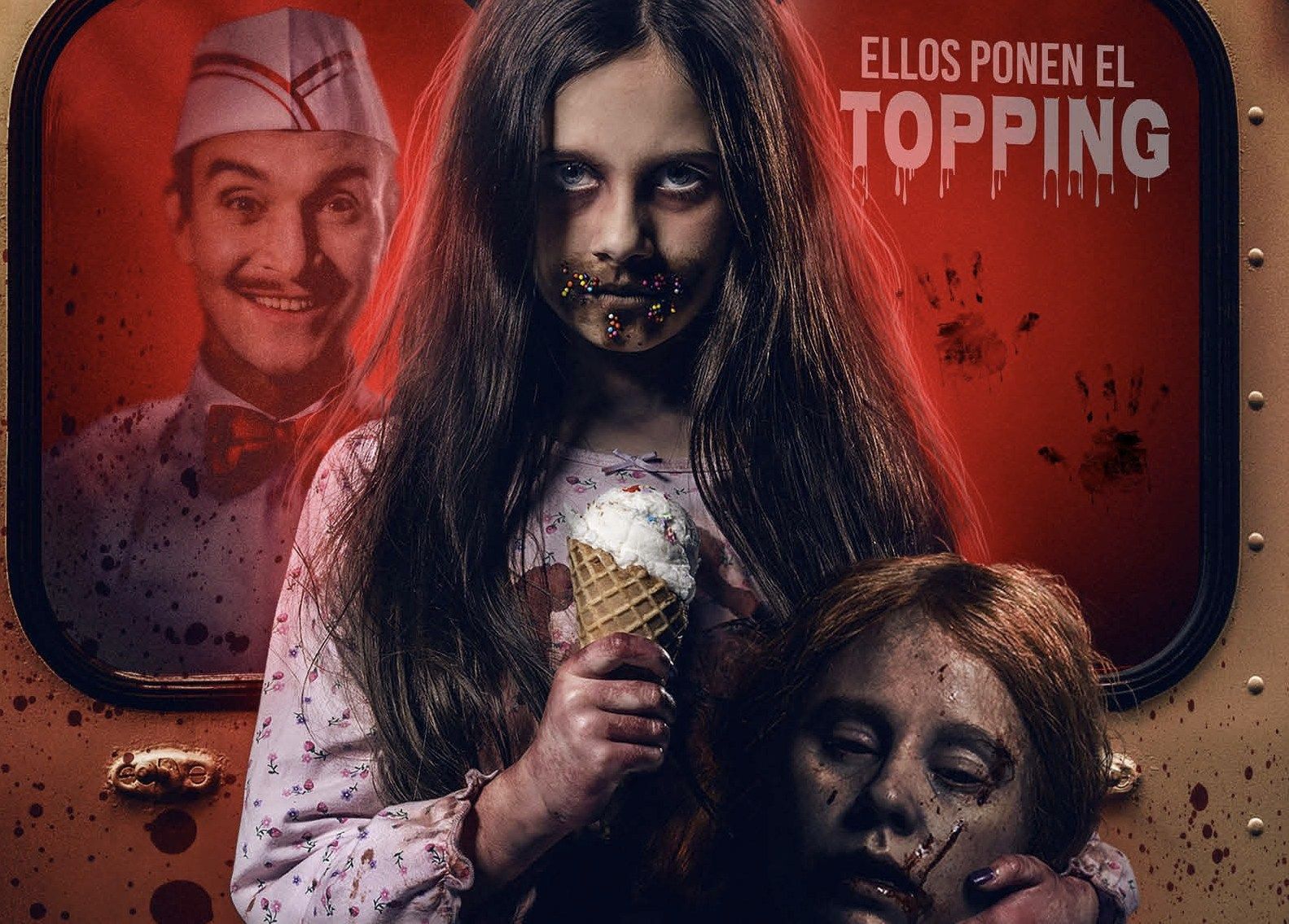 Ellos ponen el topping. Póster español de "Dulce Sabor a Muerte"