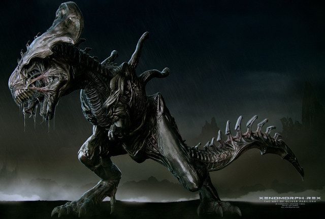 T-Rex Xenomorfo